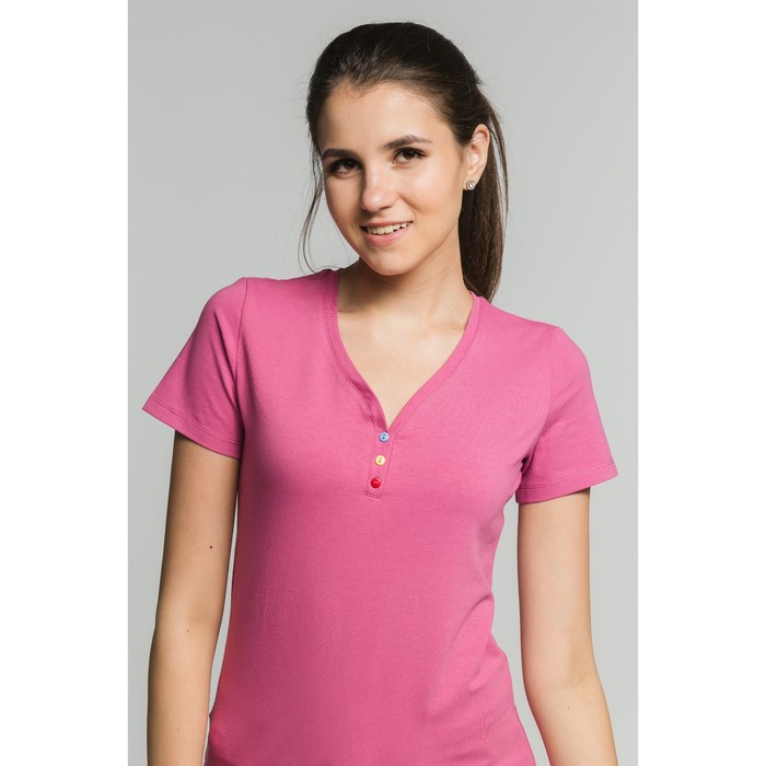 Футболка женская, размер 44, цвет пепельная роза (М-717-02)