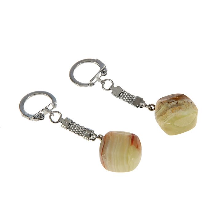 Набор брелоков «Бриллиант», 10 шт, 3х2х2 см, оникс