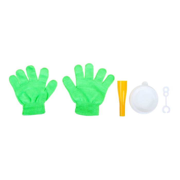 Эластичные мыльные пузыри "Прыгунцы" с перчатками, объем 60 мл