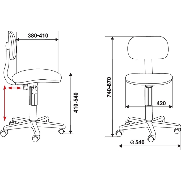 Кресло CH-201NX/Military зеленый милитари
