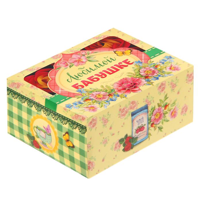 Мыльные лепестки в коробке "Любимой бабушке", 6 шт.