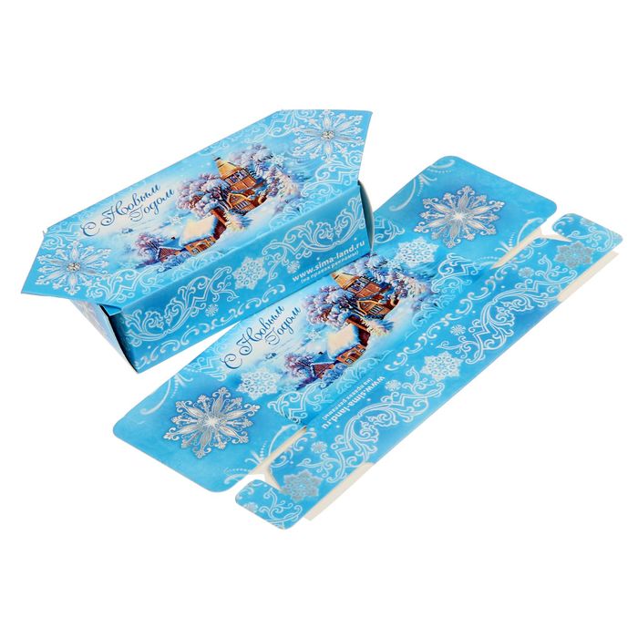 Коробка сборная фигурная "Зимняя сказка"