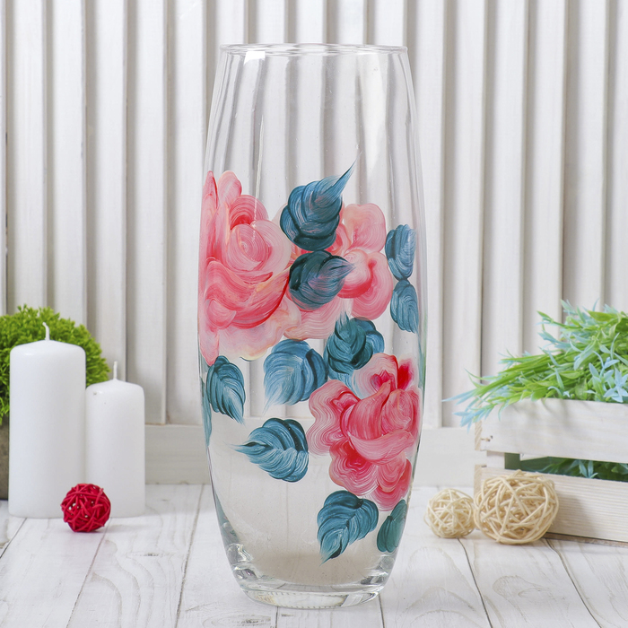 Ваза "Любовь", чайная, акварель