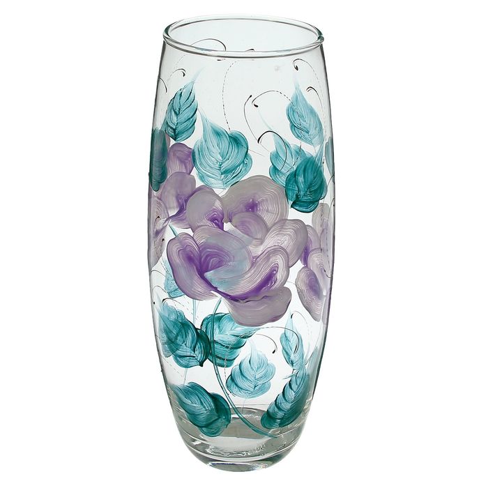 Ваза "Любовь", фиолетовая, акварель