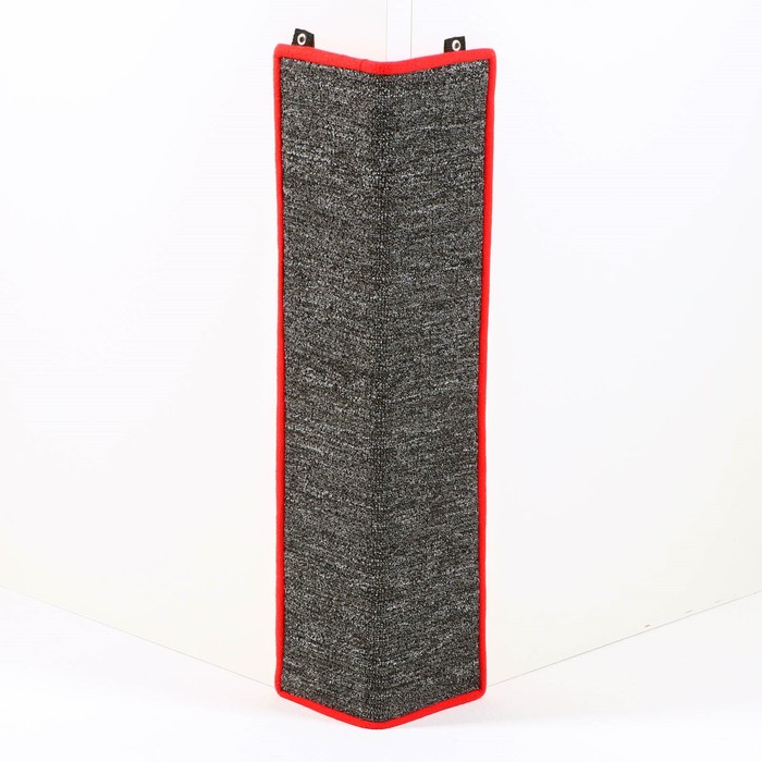 Когтеточка угловая большая, с пропиткой, 67 х 33 см микс цветов