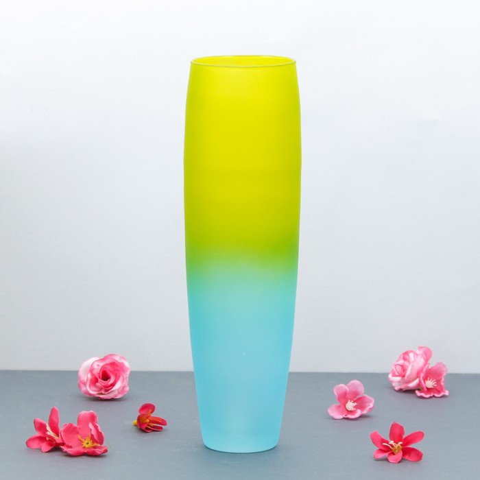 Ваза "Фино" радуга, матовая, микс