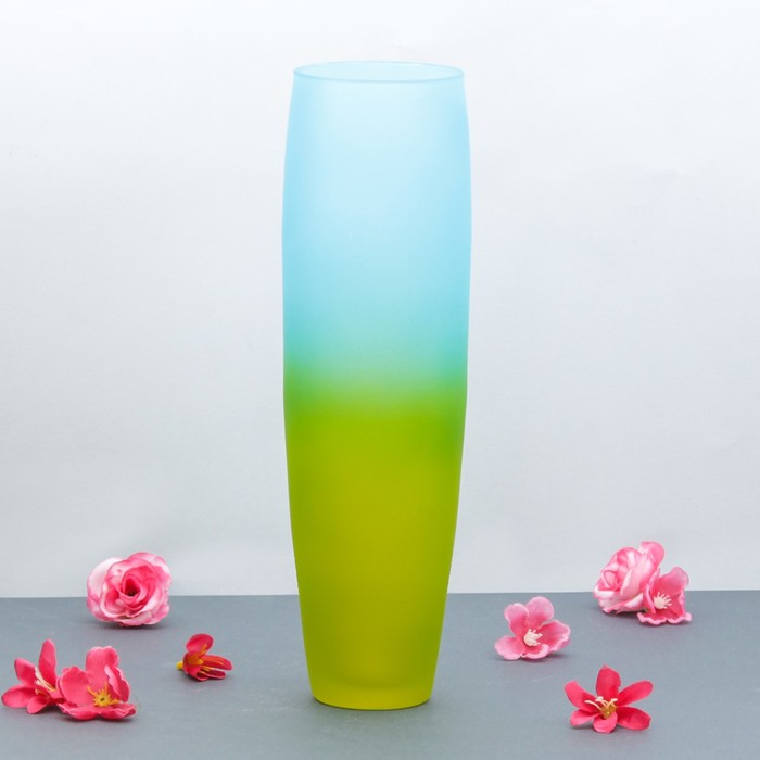 Ваза "Фино" радуга, матовая, микс