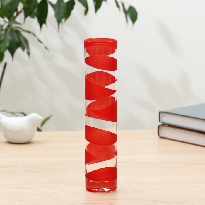 Ваза "Волна", цилиндр, микс