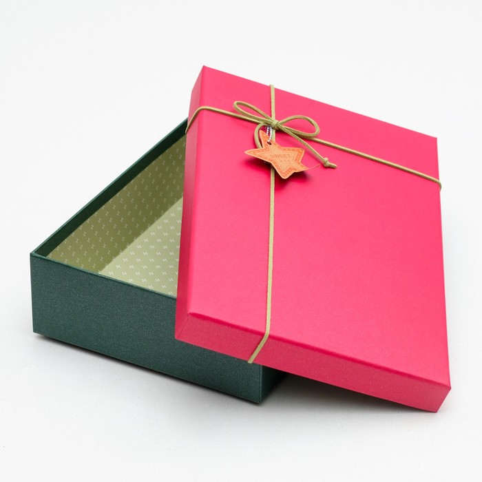 Набор коробок 3в1 "Классика", красный, 29 х 21 х 8,5 - 24 х 17 х 6,5 см