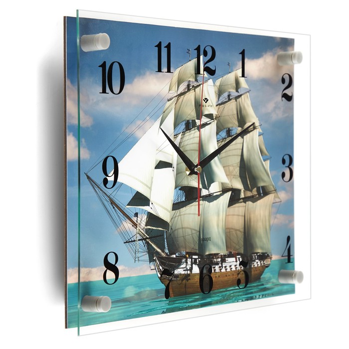 

Часы-картина настенные, серия: Море, "Корабль", плавный ход, 30 х 40 см