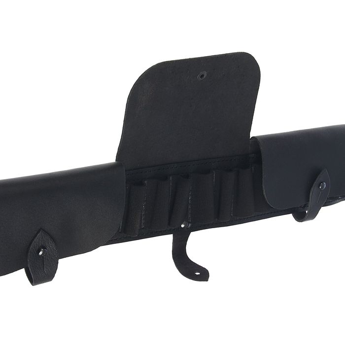 Патронташ кожаный закрытый, 12-16к