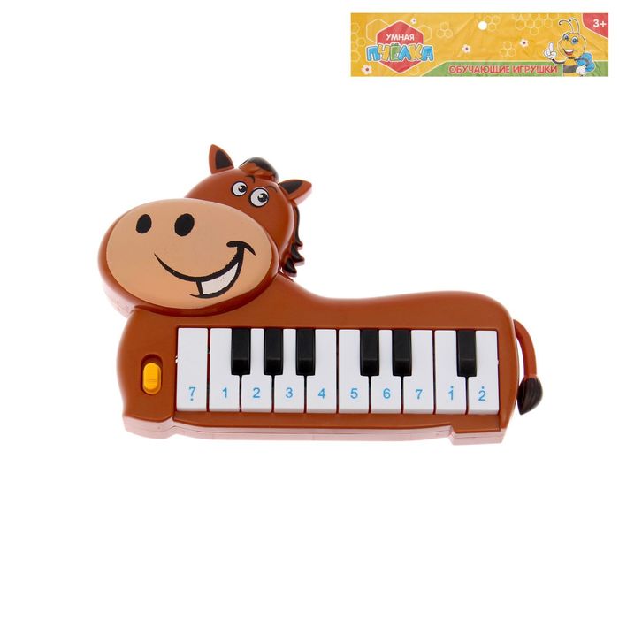 Музыкальная игрушка пианино «Лошадка», звуковые эффекты
