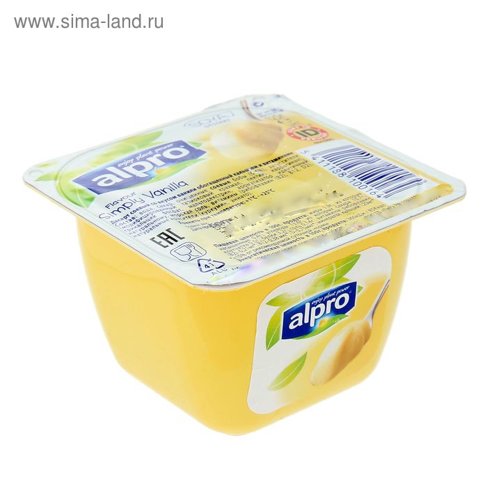 Десерт соевый alpro ванильный