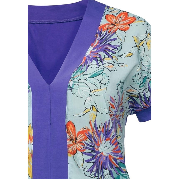 Футболка женская, размер L, цвет лиловый