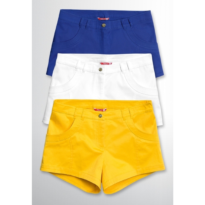 Шорты женские, размер M, цвет синий