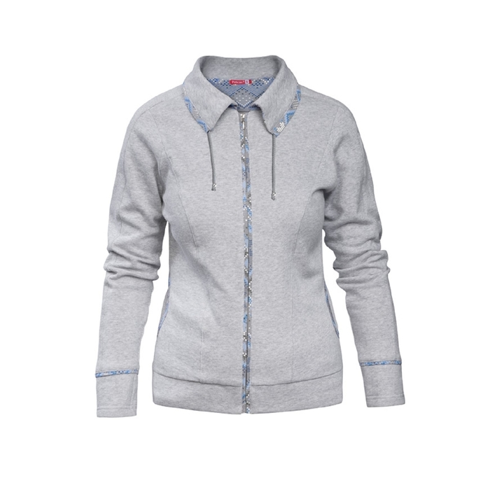 Комплект женский, размер XS, цвет серый меланж