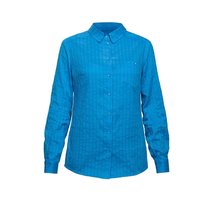 Блузка женская, размер М, цвет синий