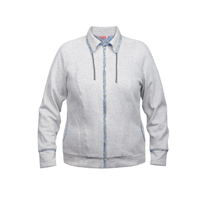 Комплект женский, размер L, цвет серый меланж