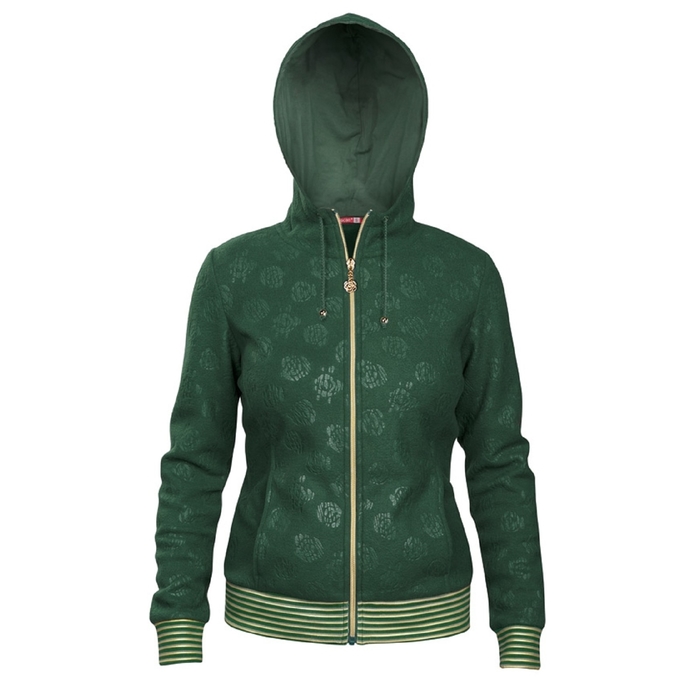 Комплект женский, размер XS, цвет зелёный