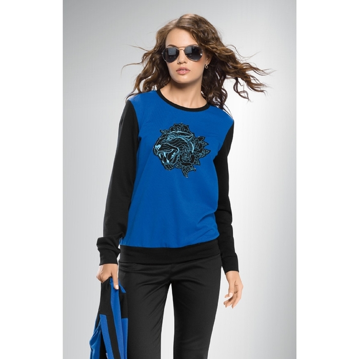 Джемпер женский, размер XL, цвет электрик DJ676