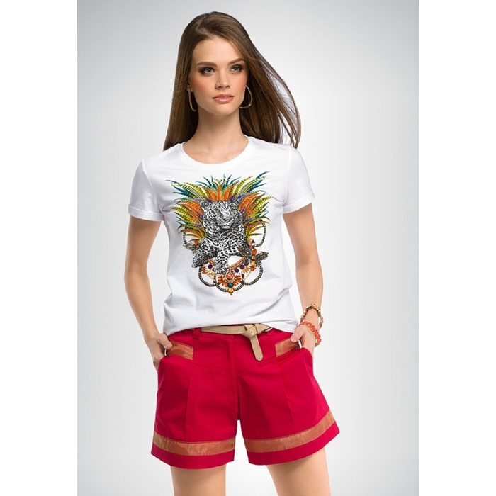 Шорты женские, размер S, цвет ярко-розовый