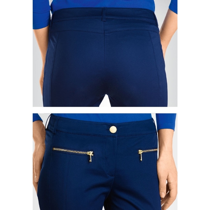 Брюки женские, размер XL, цвет тёмно-синий