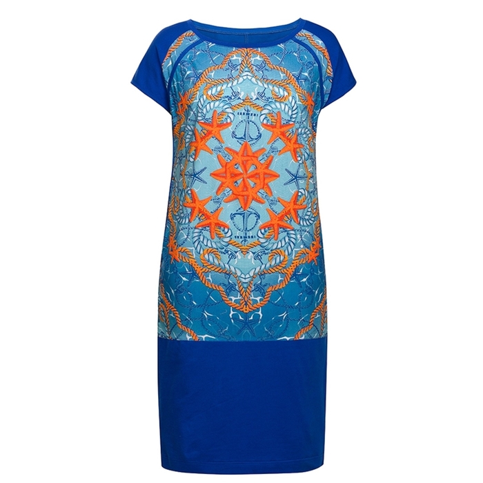 Платье женское, размер XS, цвет джинсовый