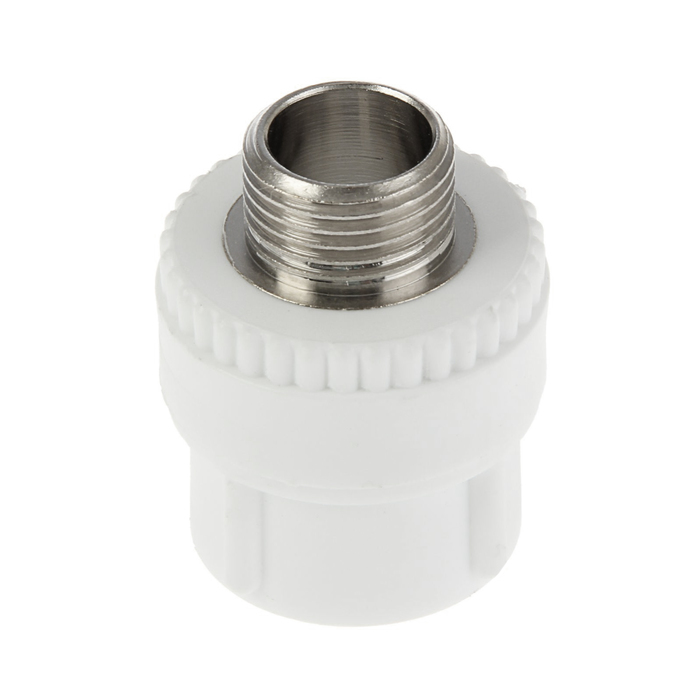 Муфта комбинированная "РВК", полипропиленовая, 25 мм х 1/2", наружная резьба