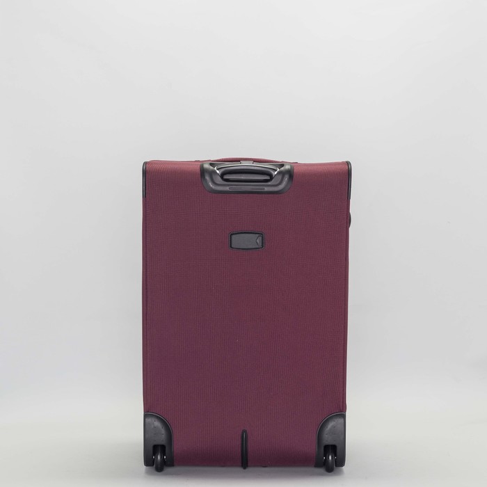 Чемодан с увеличением объёма, большой, 28", 106 л, 2 колеса, цвет красный