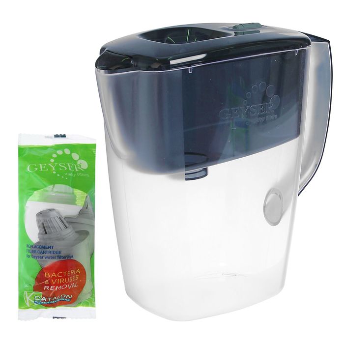 Фильтр-кувшин 4 л "Гейзер. Орион", цвет графит