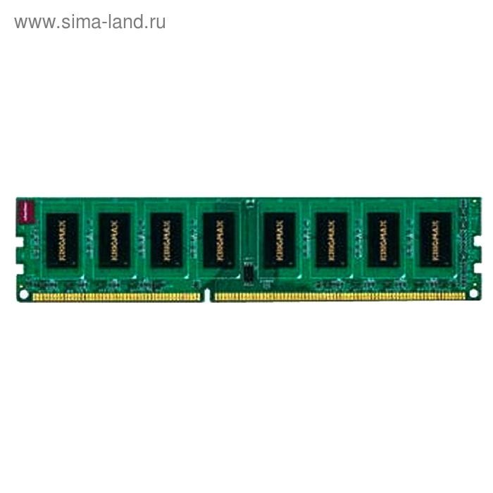 Память DDR3 4Gb 1600MHz Kingmax RTL PC3-12800 DIMM 240-pin foxconn foxline ddr3 sodimm 4gb fl1600d3s11sl 4g pc3 12800 1600mhz 1 35v
