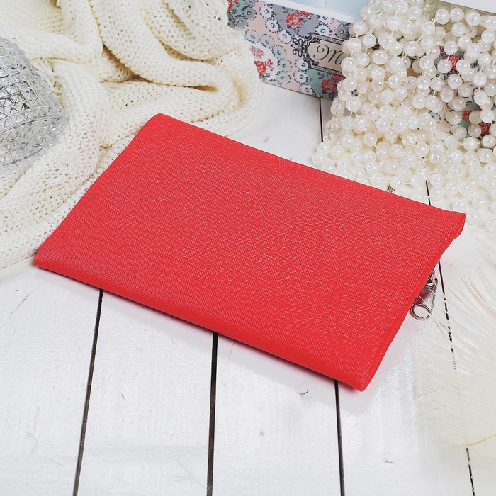 Косметичка простая на молнии, 1 отдел, МИКС