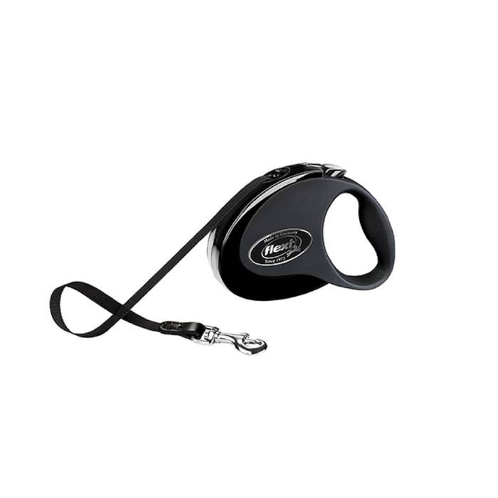 Рулетка Flexi Collection S (до 12 кг) 3 м лента, черная