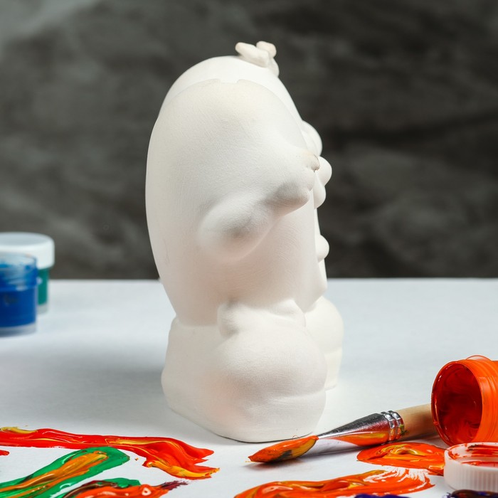 Копилка-раскраска "Сердце с бантиком"