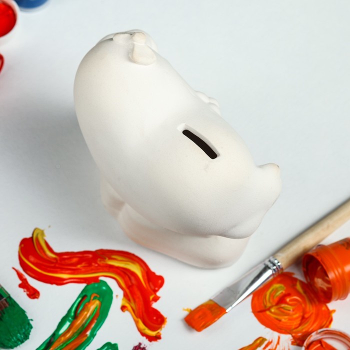 Копилка-раскраска "Сердце с бантиком"