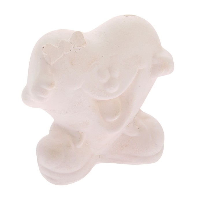 Копилка-раскраска "Сердце с бантиком"