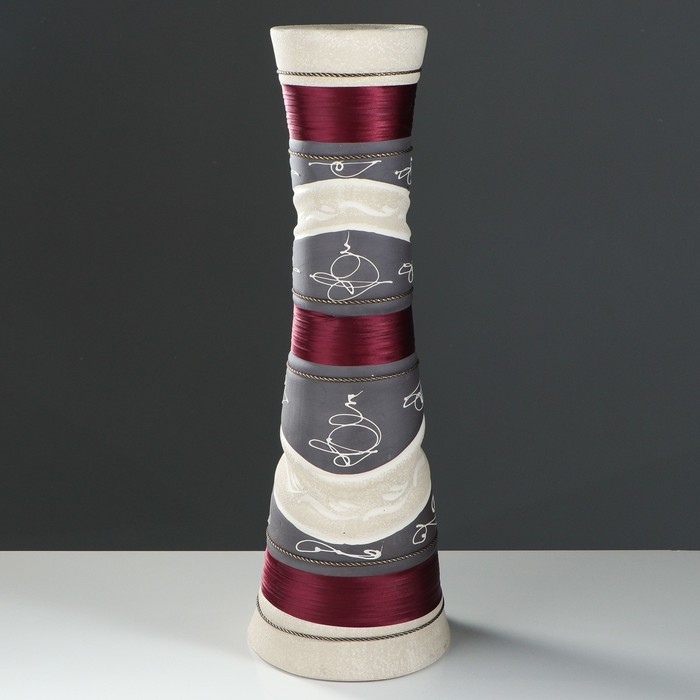 Ваза напольная "Вавилон" малая, шамот