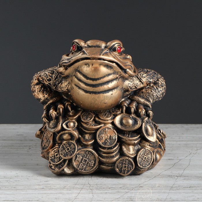 Копилка "Жаба на монетах"