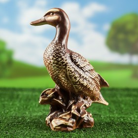 

Садовая фигура "Утка", коричневый цвет, 30 см