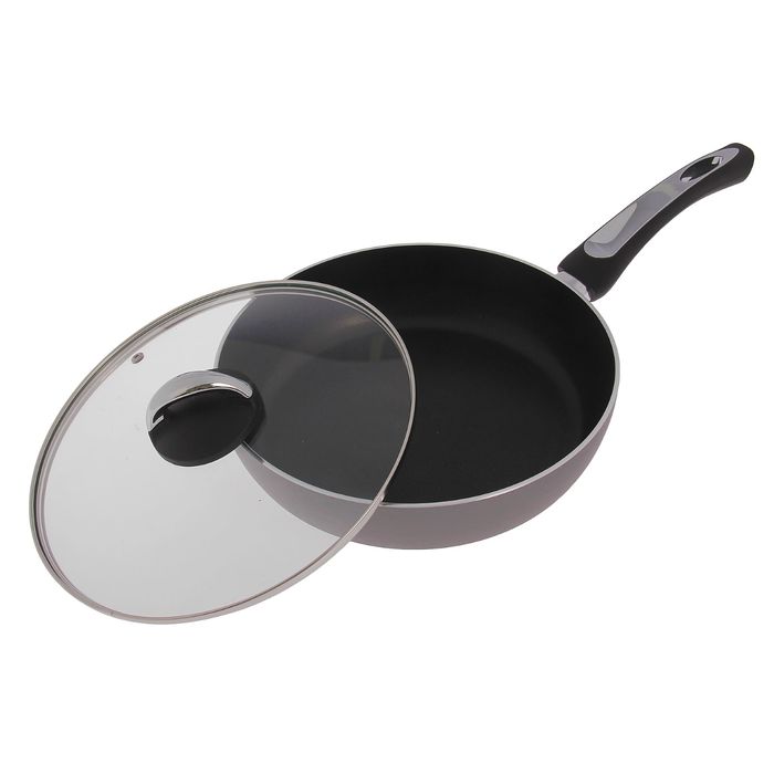 Сотейник 26 см President, 2,8 л, стеклянная крышка