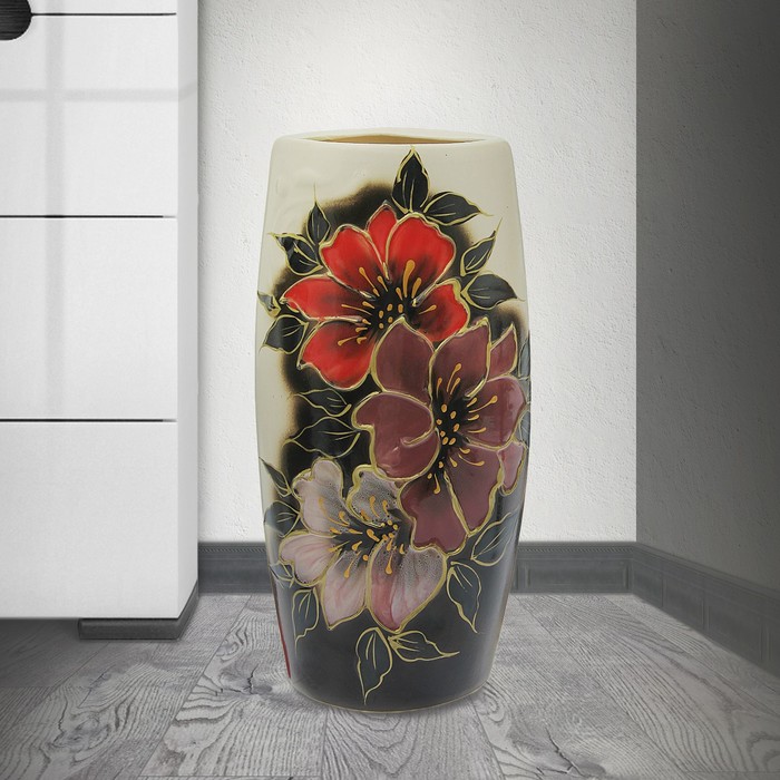 Ваза "Романтик" букет азалий, золото