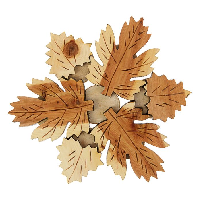 Подставка под горячее "Виноградный лист" d=20 см, можжевельник