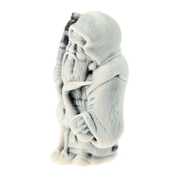 Нэцкэ "Эбису с журавлем"