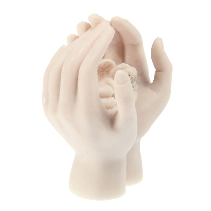 Сувенир "Ангелочек спящий в руках" МИКС