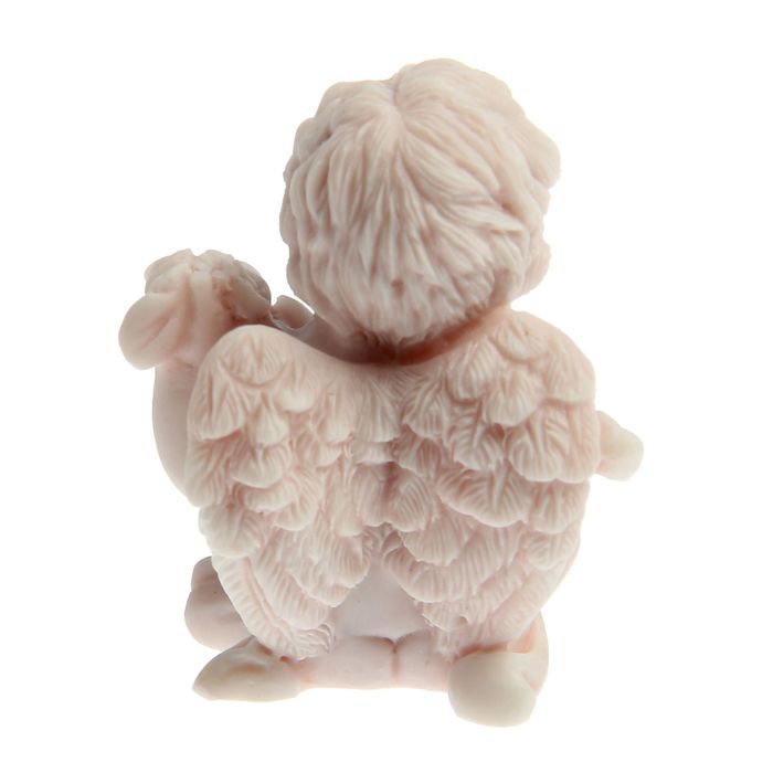 Сувенир "Ангелочек сидящий с венком"