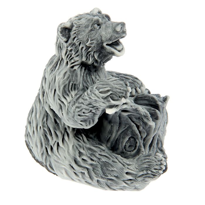 Сувенир "Медведь играет на пне"