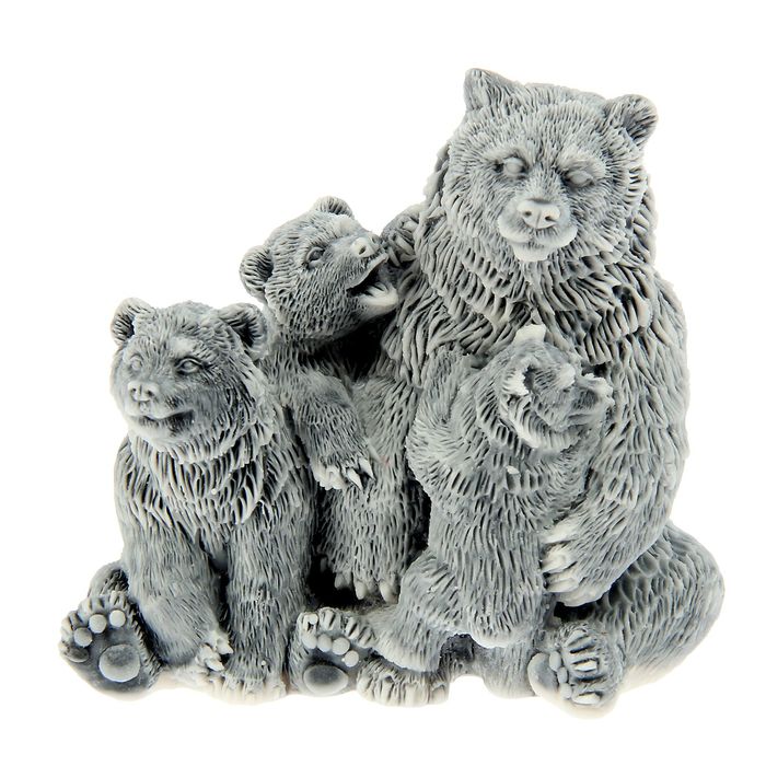 Сувенир "Медведица с двумя медвежатами"