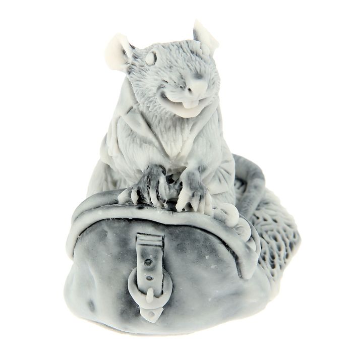 Сувенир "Крыса и кошелек"