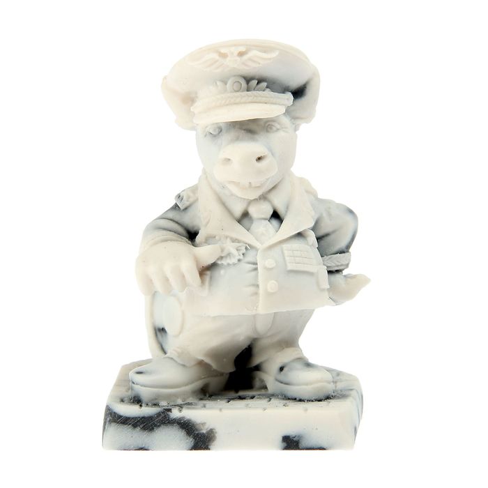 Сувенир "Бык — Генерал" шарж