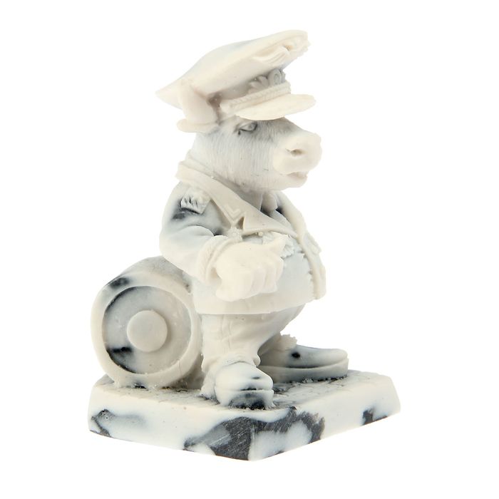 Сувенир "Бык — Генерал" шарж